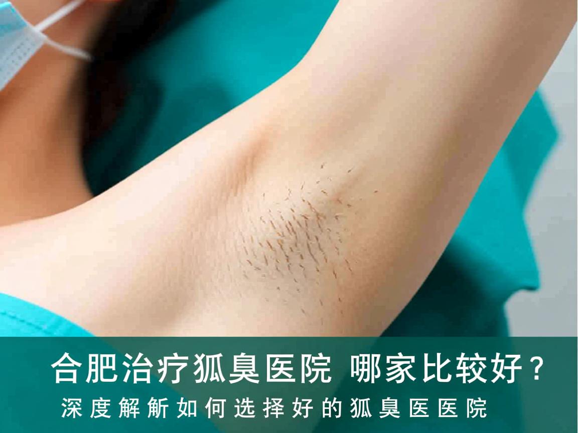 合肥治疗狐臭医院哪家比较好？深度解析如何选择好的狐臭医院