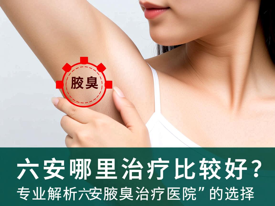 六安哪里治疗腋臭比较好？专业解析六安腋臭治疗医院的选择