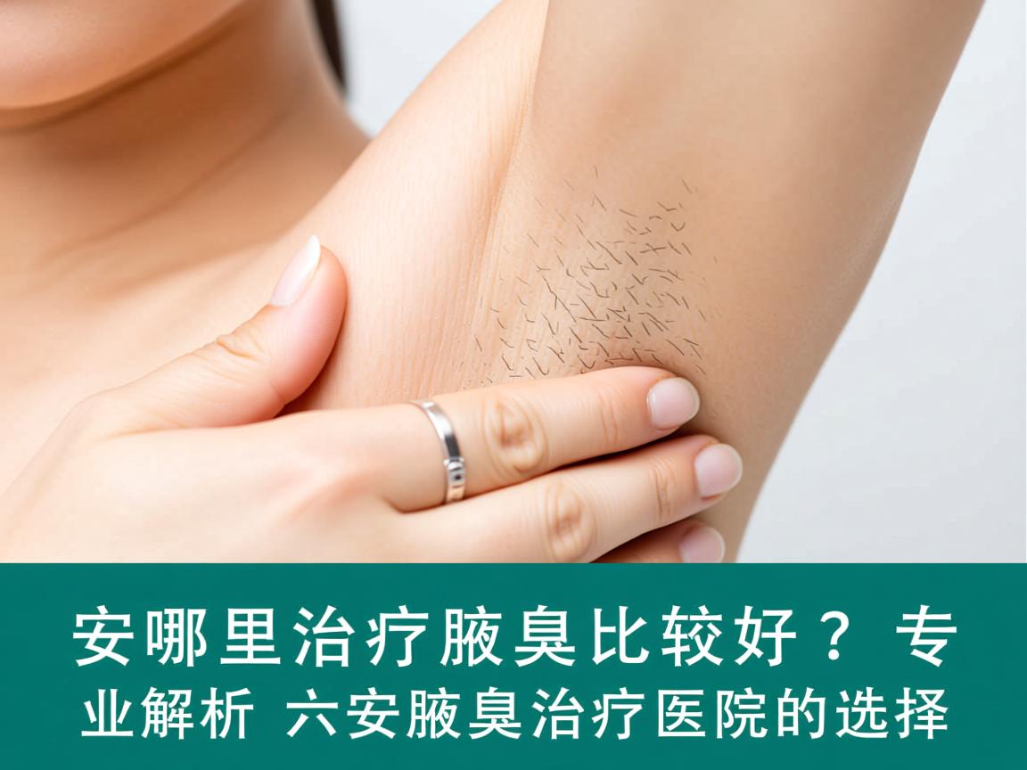 六安哪里治疗腋臭比较好？专业解析六安腋臭治疗医院的选择