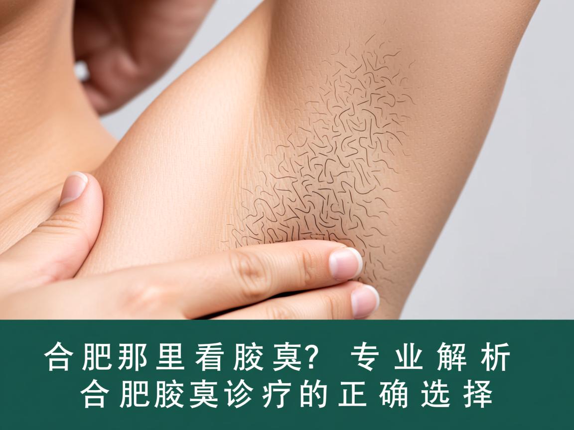 合肥那里看腋臭？专业解析合肥腋臭诊疗的正确选择