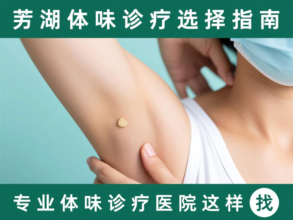 芜湖体味诊疗医院选择指南，专业体味诊疗医院这样找