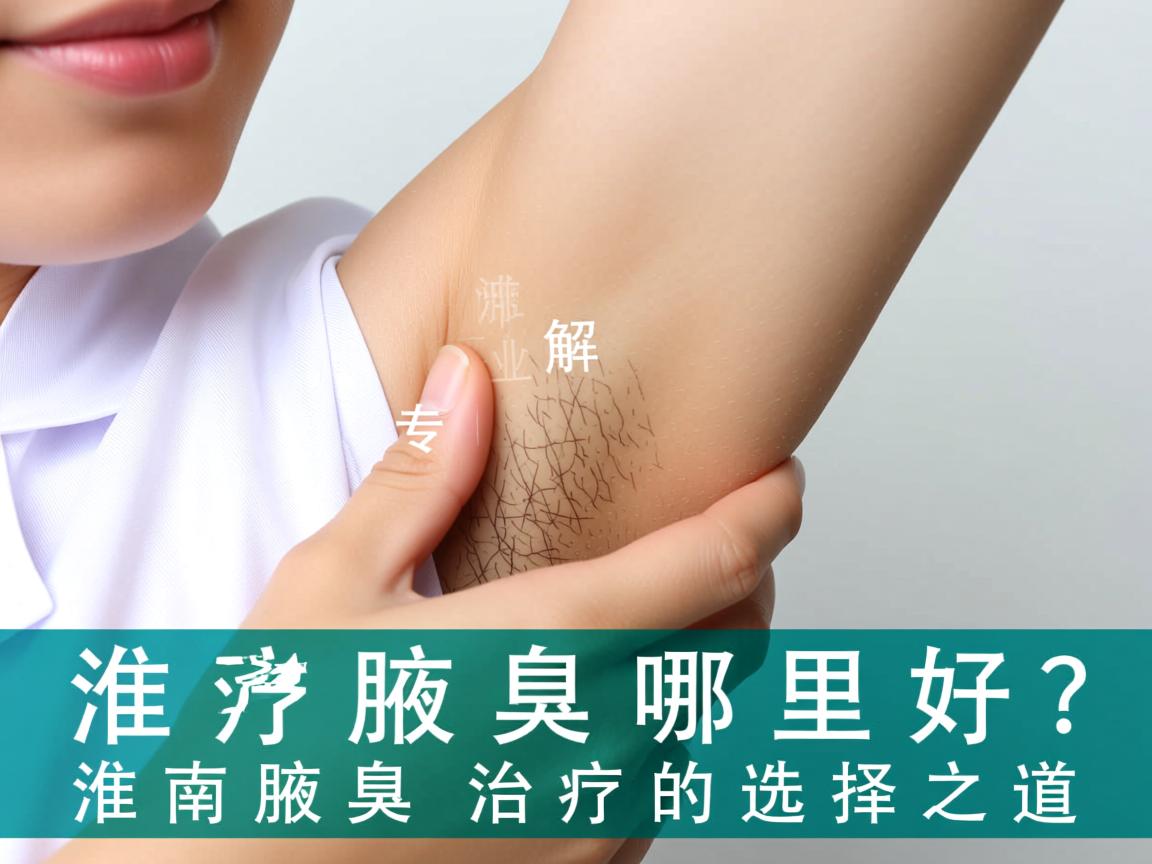 淮南治疗腋臭哪里好？专业解析淮南腋臭治疗的选择之道