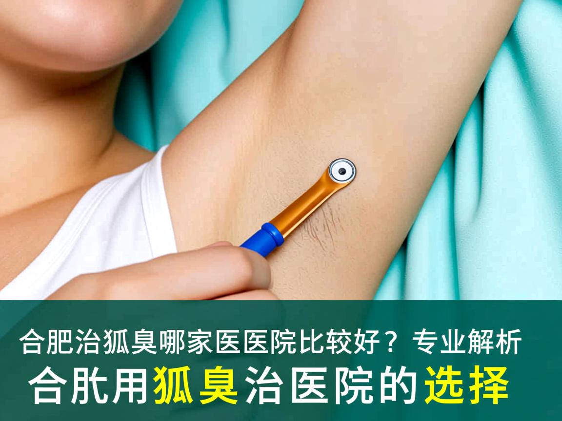 合肥治狐臭哪家医院比较好？专业解析合肥狐臭治疗医院的选择