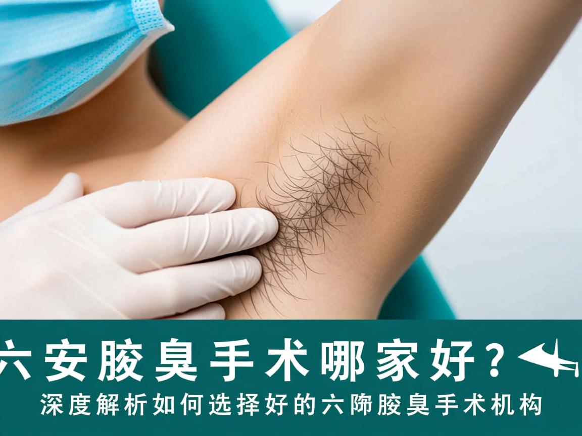 六安腋臭手术哪家好？深度解析如何选择好的六安腋臭手术机构