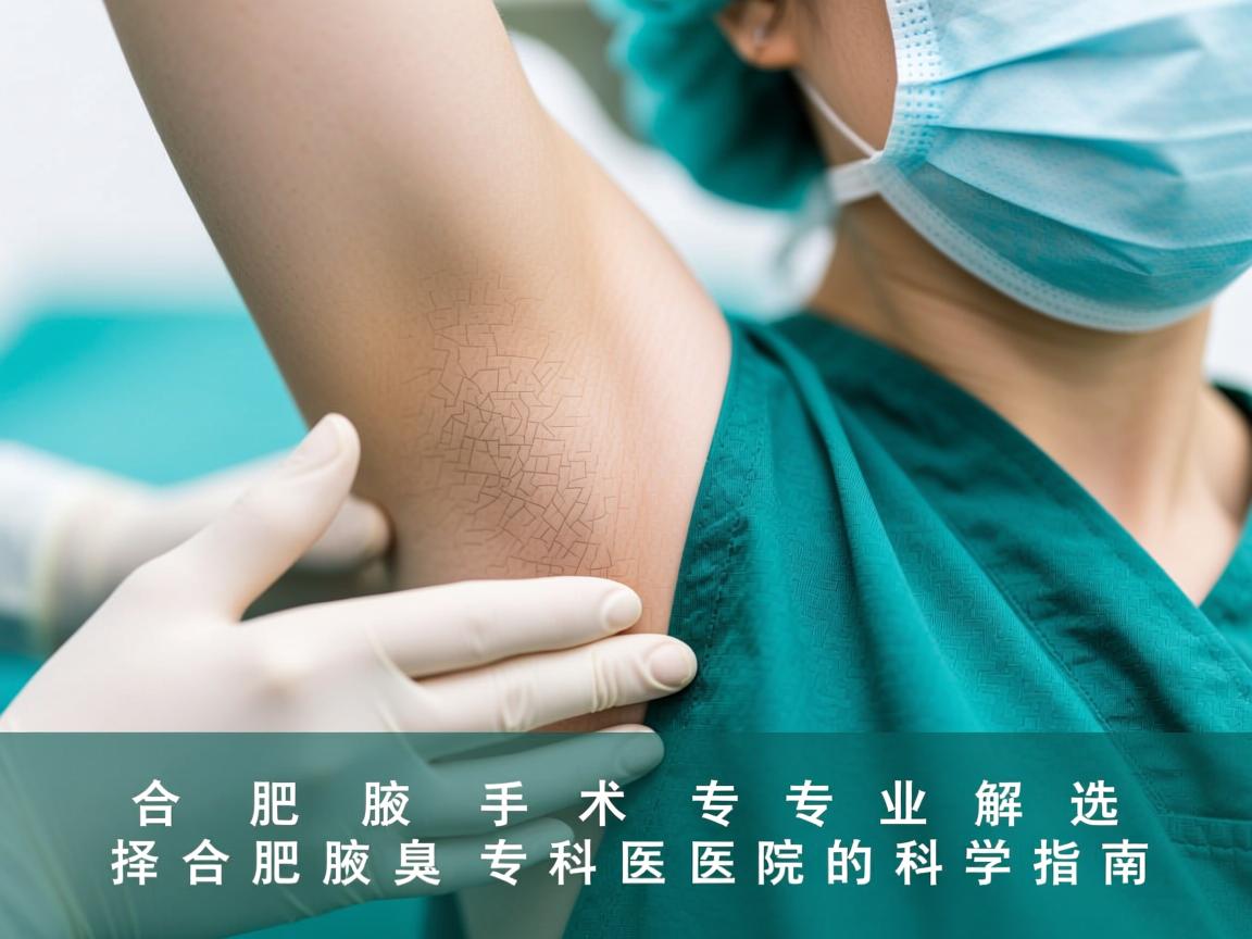 合肥腋臭手术专业解析，选择合肥腋臭专科医院的科学指南