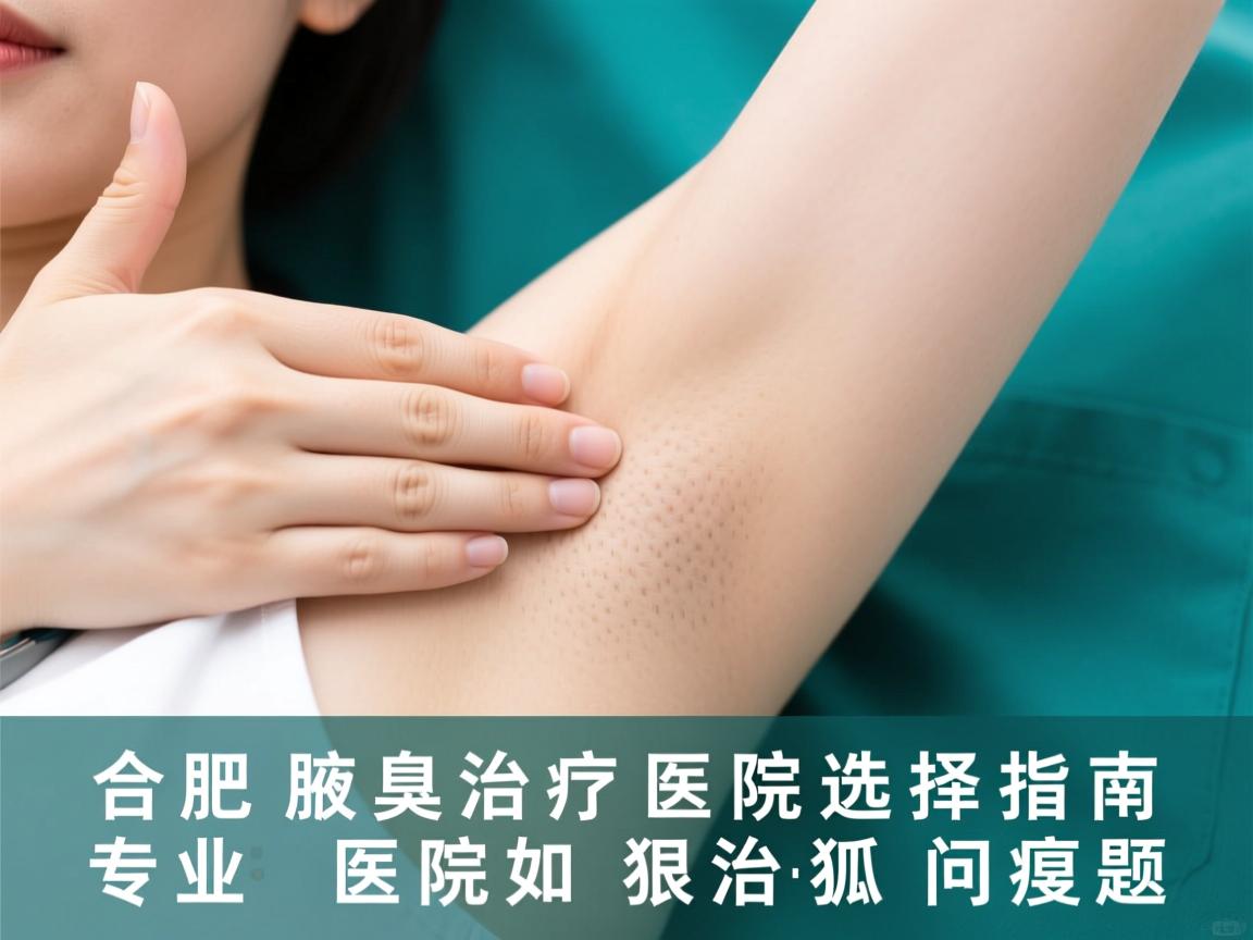 合肥腋臭治疗医院选择指南，专业医院如何根治狐臭问题
