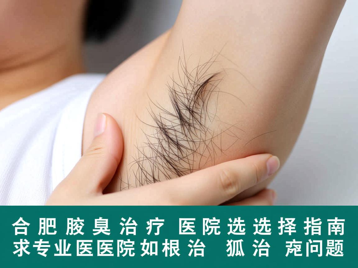 合肥腋臭治疗医院选择指南，专业医院如何根治狐臭问题