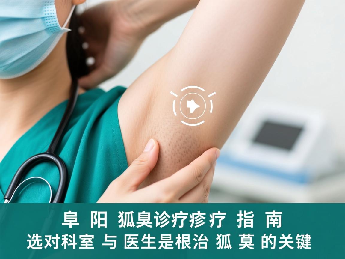 阜阳狐臭诊疗指南，选对科室与医生是根治狐臭的关键