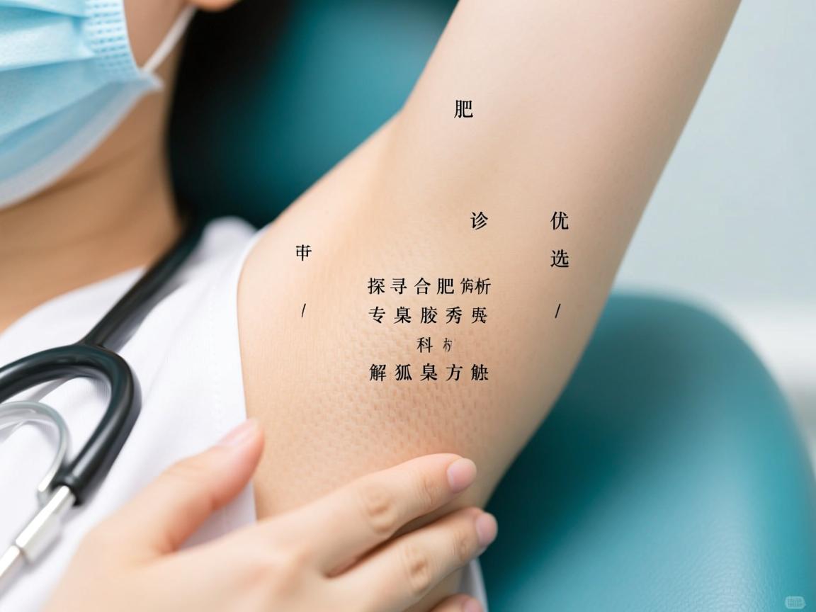 探寻合肥腋臭诊疗优选，解析合肥腋秀专科的狐臭解决方案