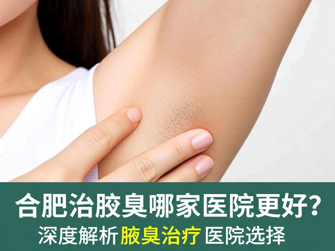 合肥治疗腋臭哪家医院更好？深度解析腋臭治疗医院选择