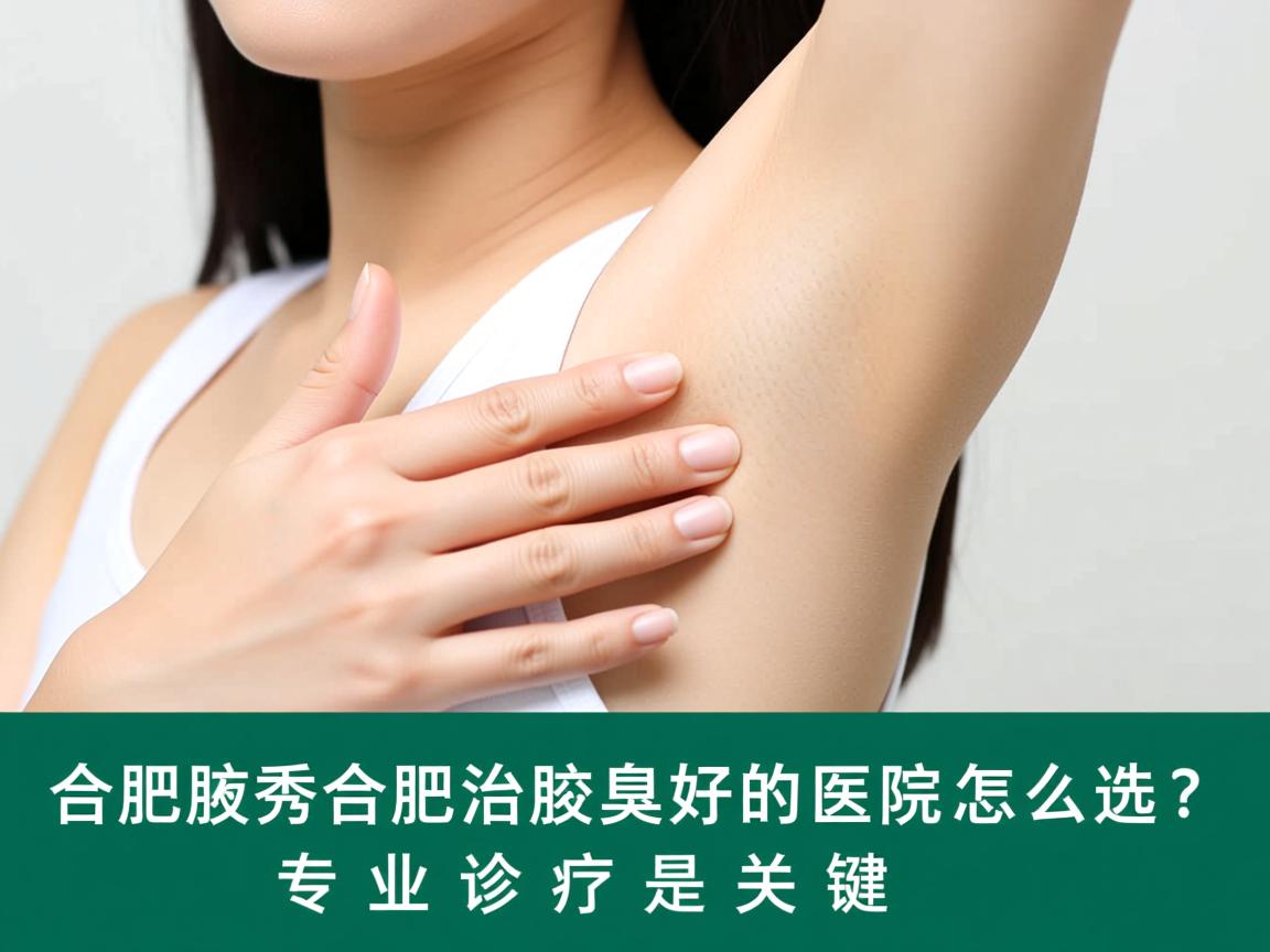 合肥腋秀解析，合肥治腋臭好的医院怎么选？专业诊疗是关键