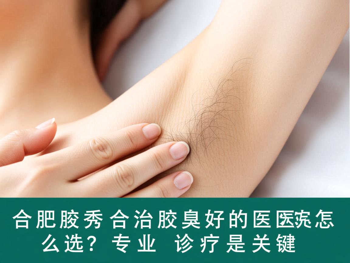 合肥腋秀解析，合肥治腋臭好的医院怎么选？专业诊疗是关键