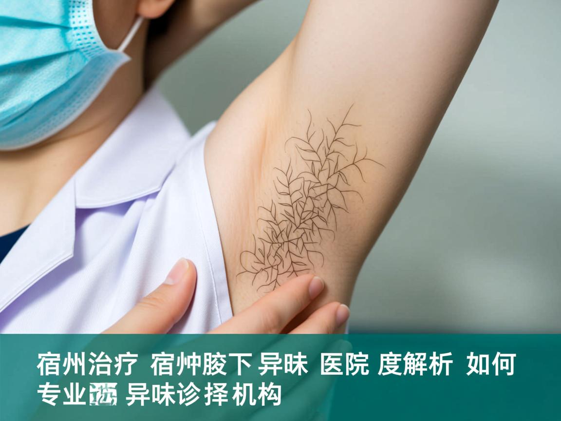 宿州治疗腋下异味医院深度解析，如何选择宿州专业的腋下异味诊疗机构
