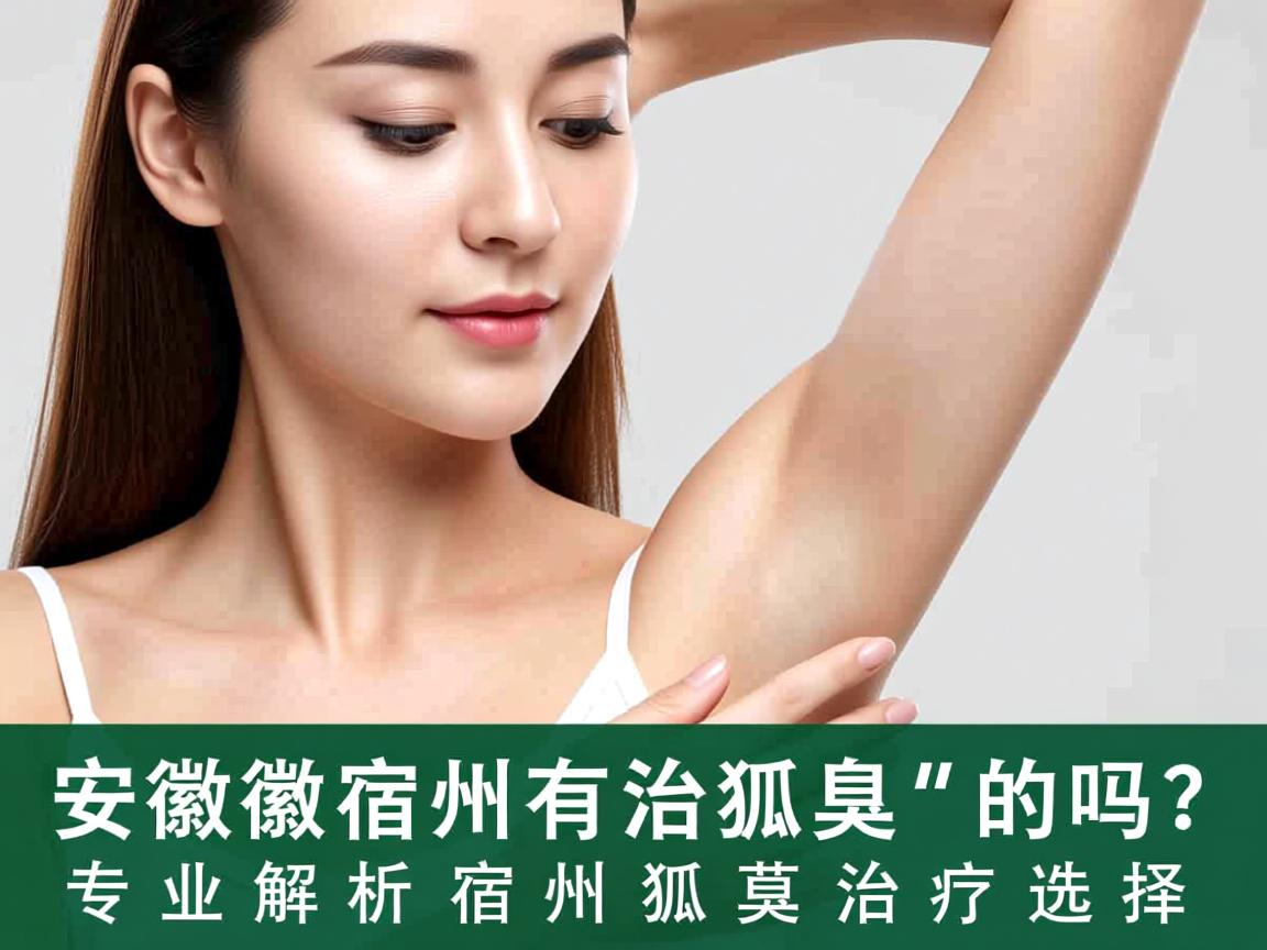 安徽宿州有治狐臭的吗？专业解析宿州狐臭治疗选择