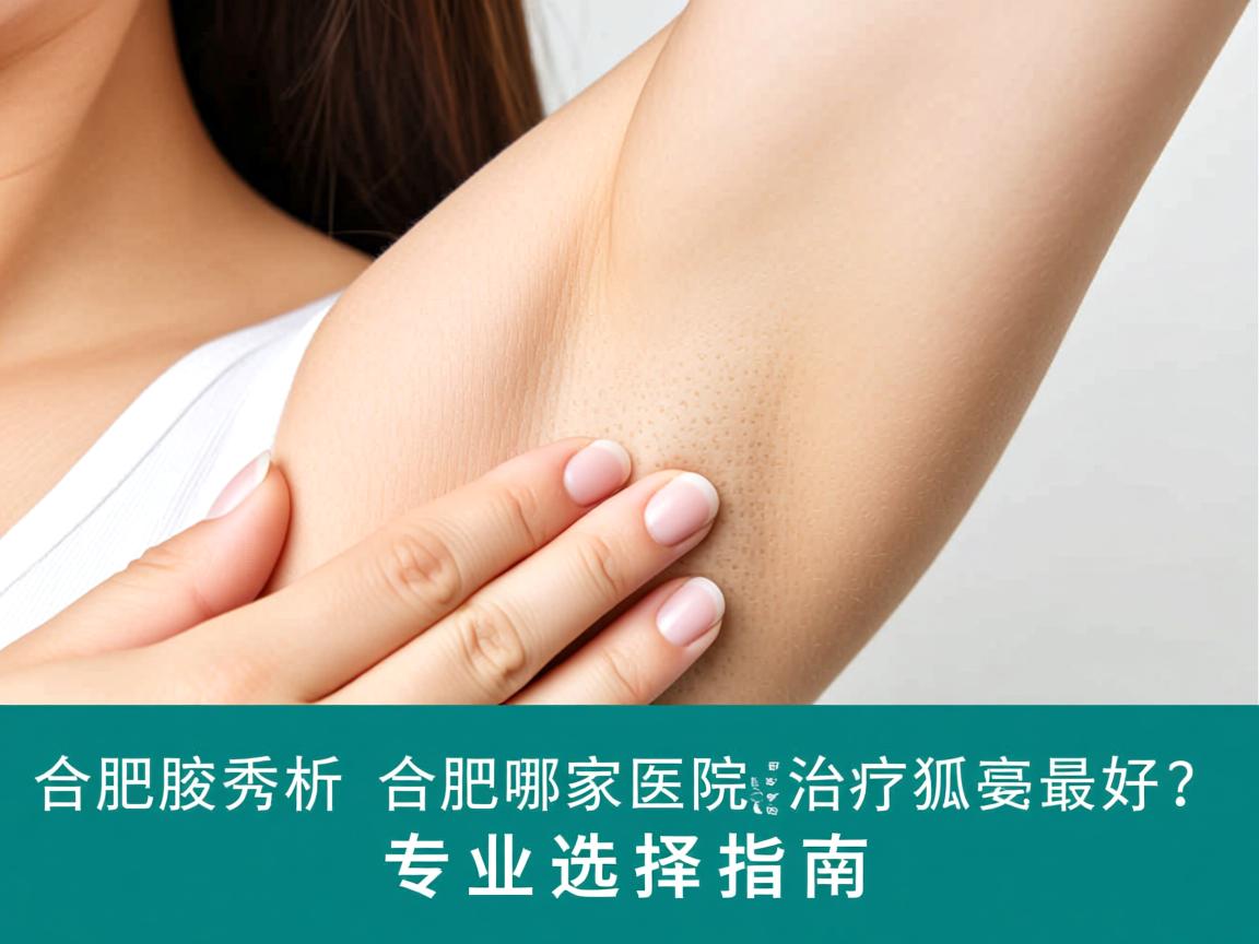 合肥腋秀解析，合肥哪家医院治疗狐臭最好？专业选择指南