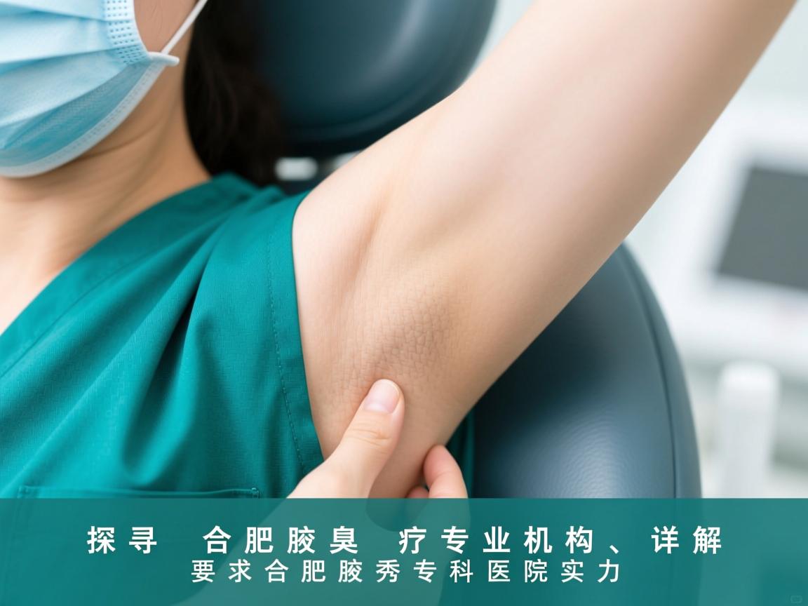 探寻合肥腋臭诊疗专业机构，详解合肥腋秀专科医院实力