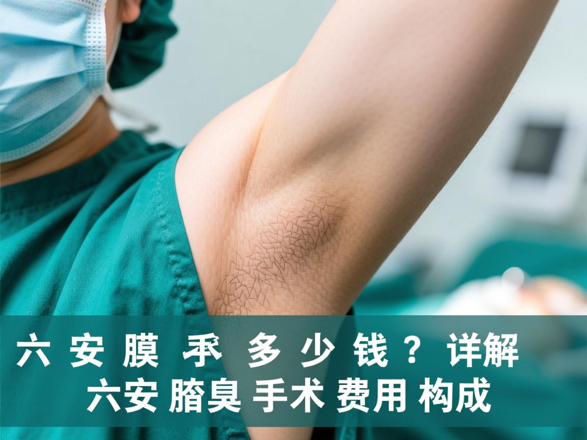 六安腋臭手术多少钱？详解六安腋臭手术费用构成