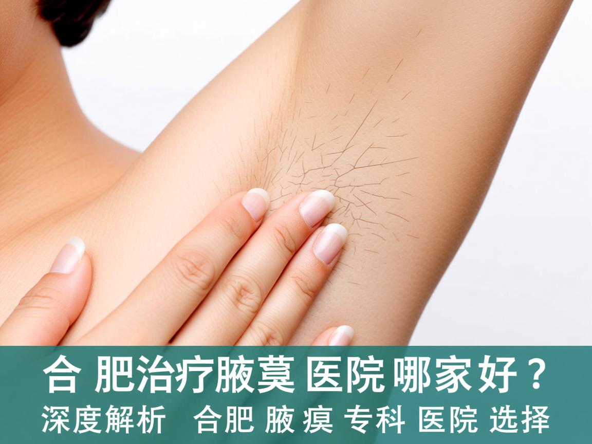 合肥治疗腋臭医院哪家好？深度解析合肥腋臭专科医院选择