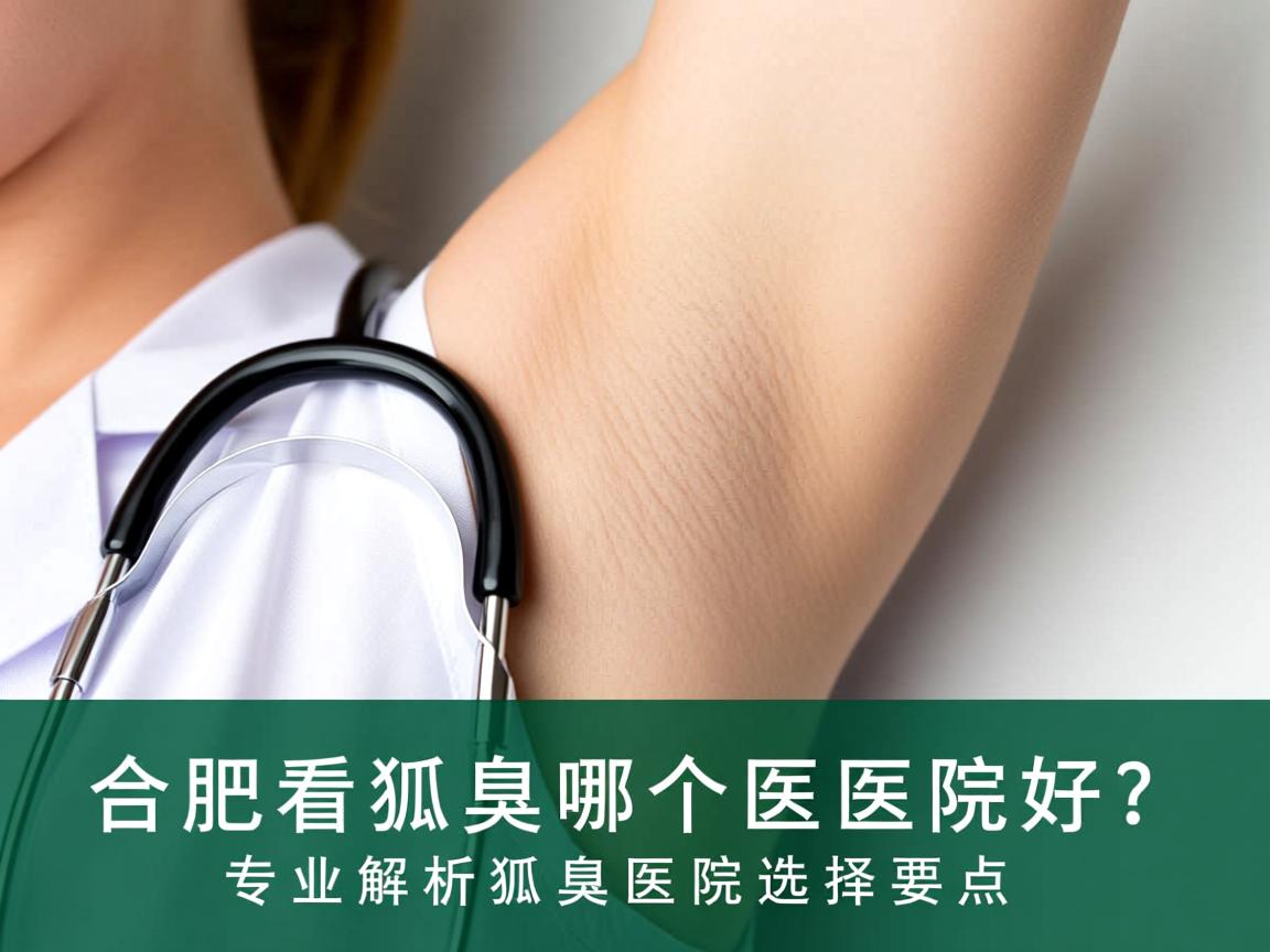 合肥看狐臭哪个医院好？专业解析狐臭医院选择要点