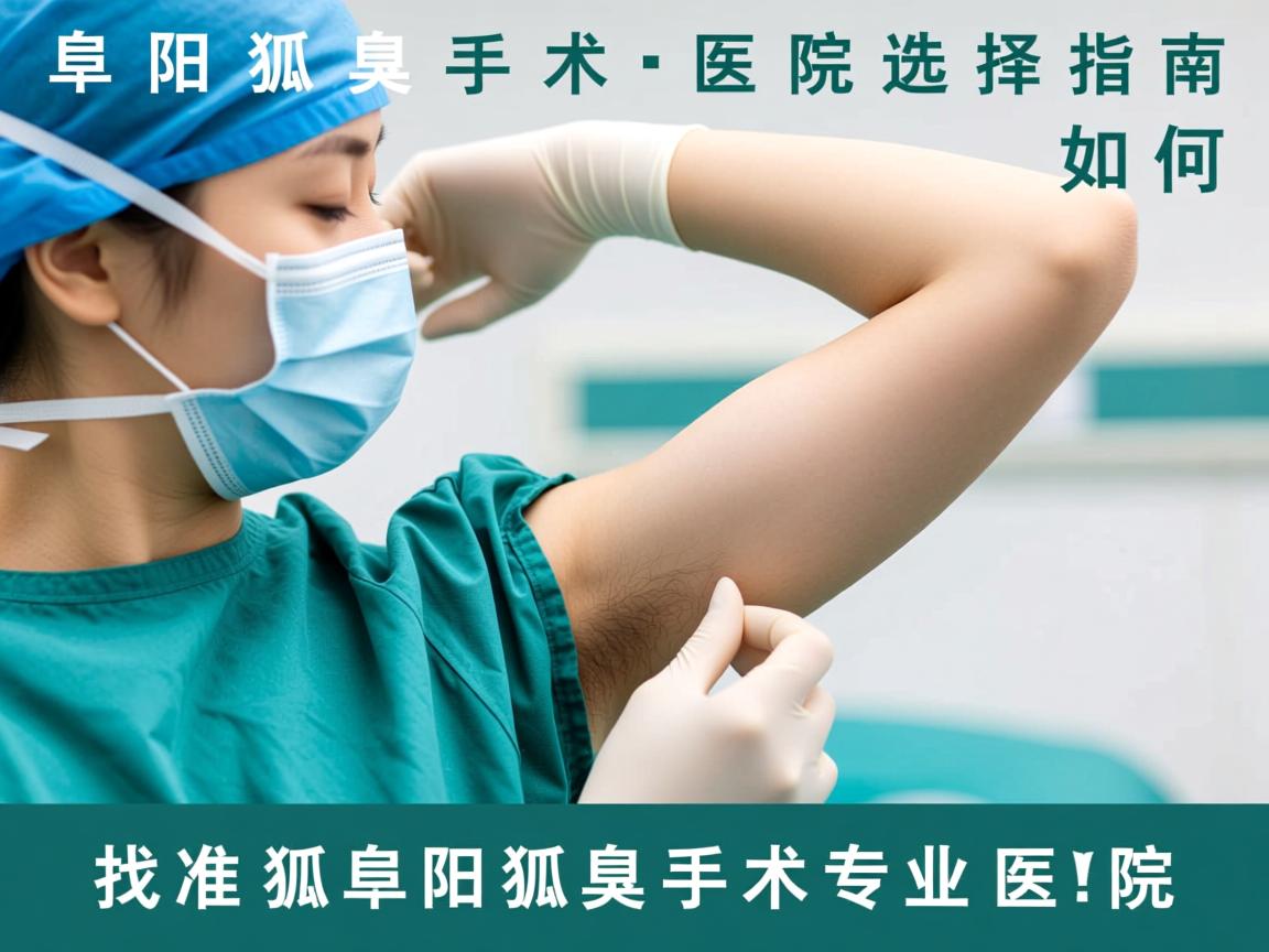 阜阳狐臭手术医院选择指南,如何找准阜阳狐臭手术专业医院 阜阳狐臭手术医院选择指南,如何找准阜阳狐臭手术专业医院
