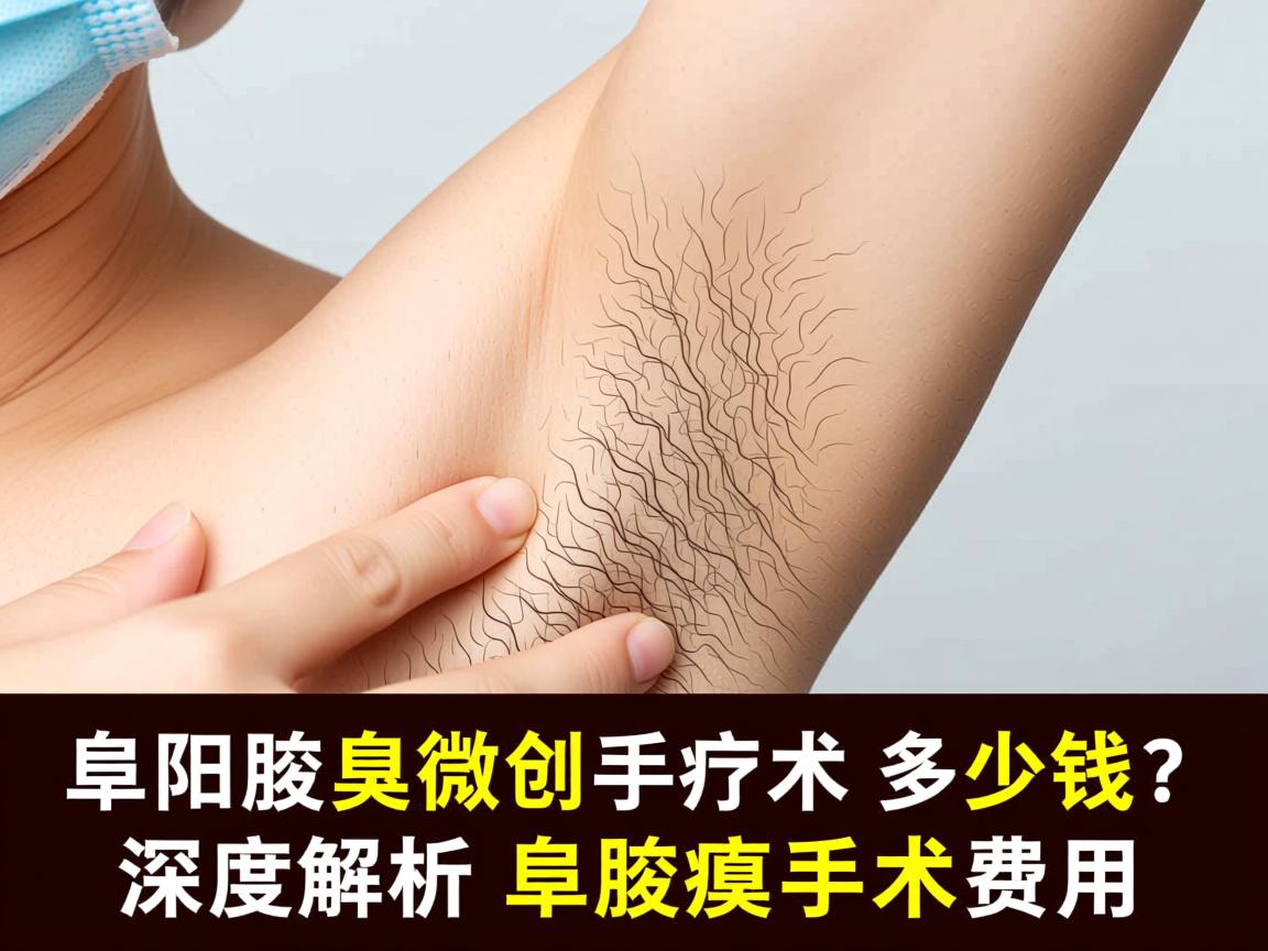 阜阳腋臭微创手术多少钱？深度解析阜阳腋臭手术费用