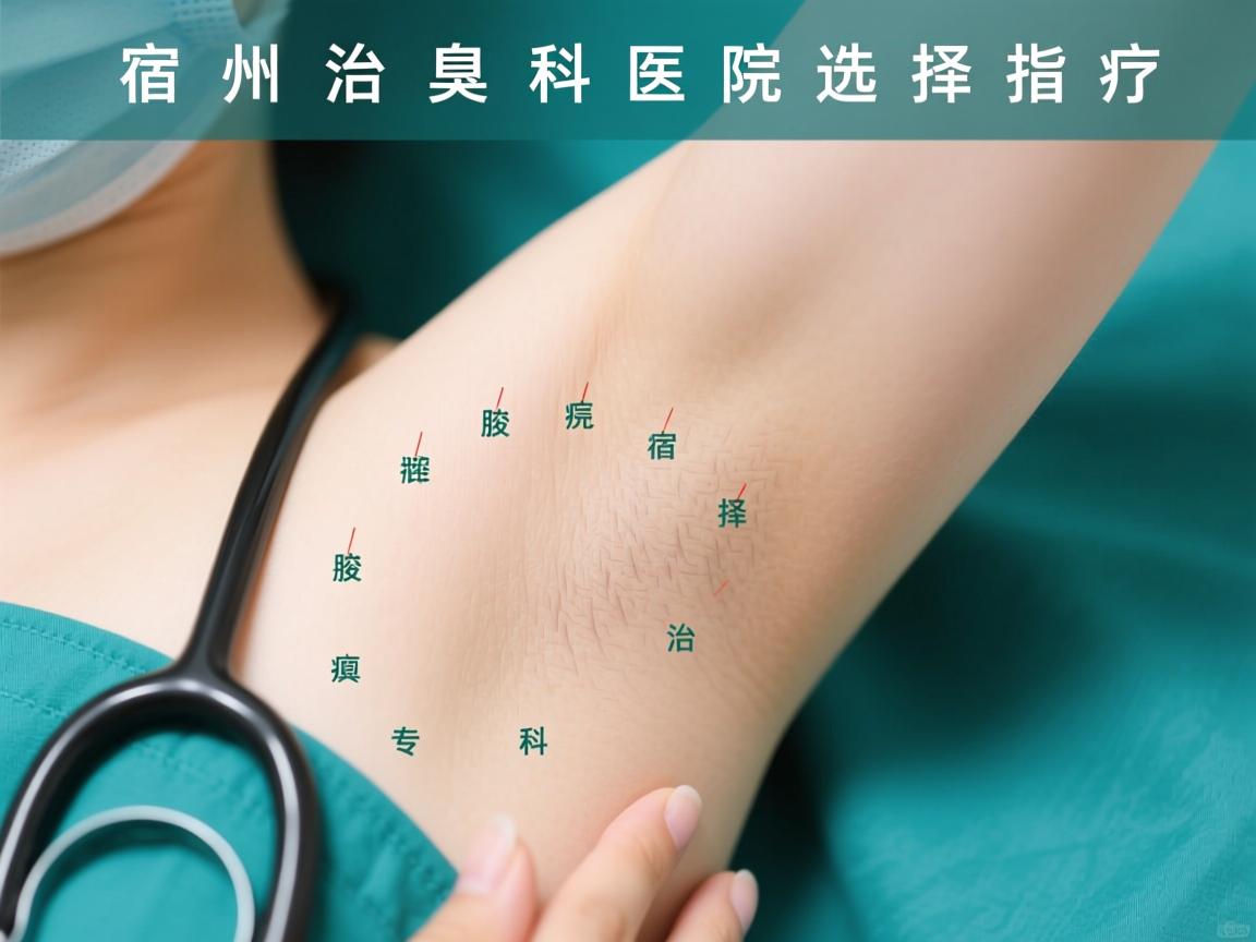 宿州治腋臭科医院选择指南，详解宿州腋臭专科治疗