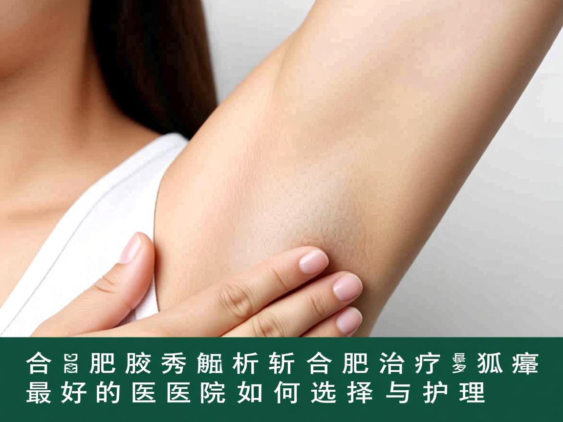 合肥腋秀解析，合肥治疗狐臭最好的医院如何选择与护理