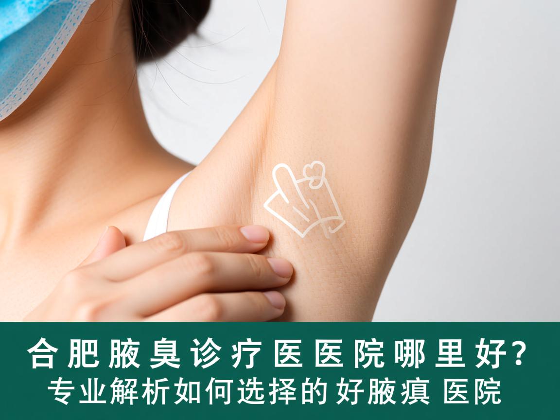 合肥腋臭诊疗医院哪里好？专业解析如何选择好的腋臭医院
