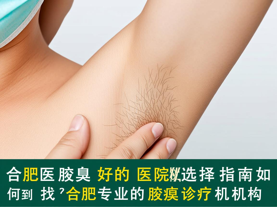 合肥医腋臭好的医院选择指南，如何找到合肥专业的腋臭诊疗机构