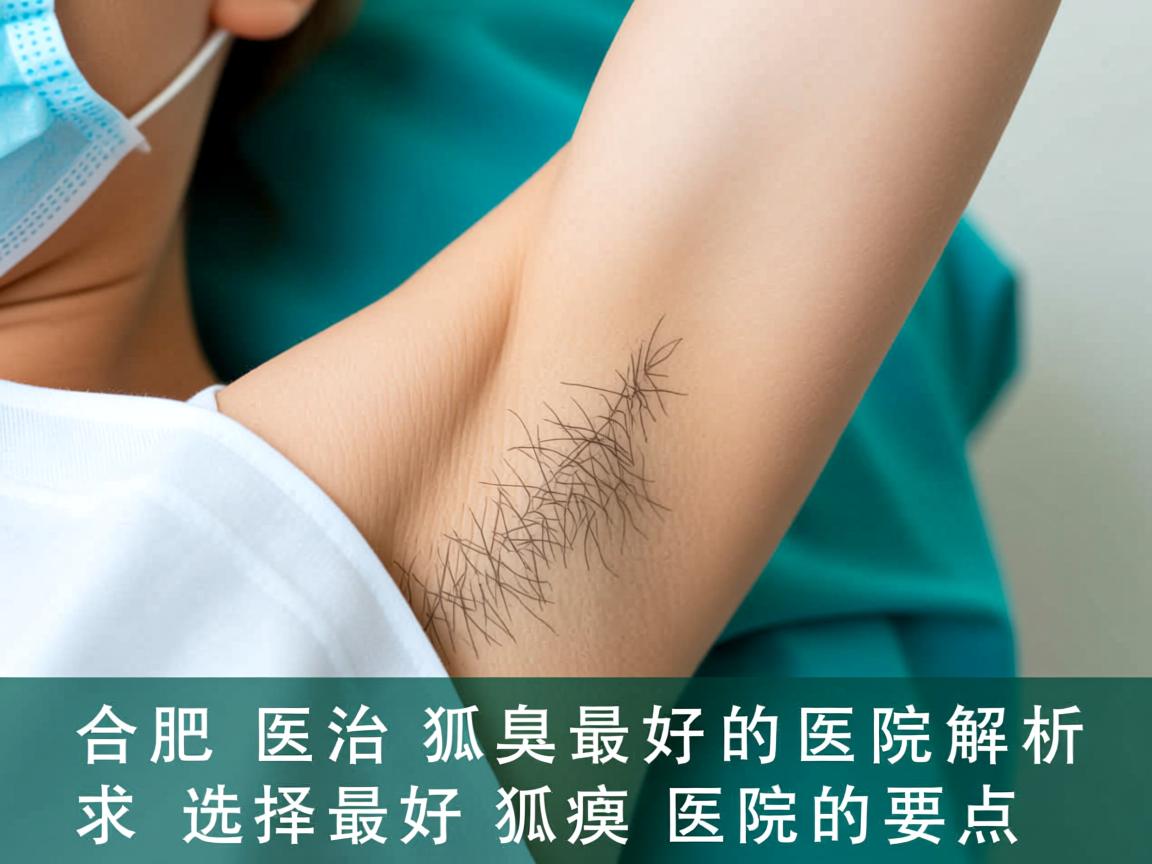 合肥医治狐臭最好的医院解析，选择最好狐臭医院的要点