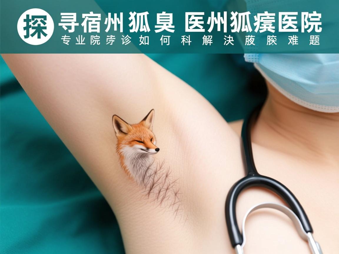 探寻宿州狐臭医院专业诊疗，宿州狐臭医院如何科学解决腋臭难题