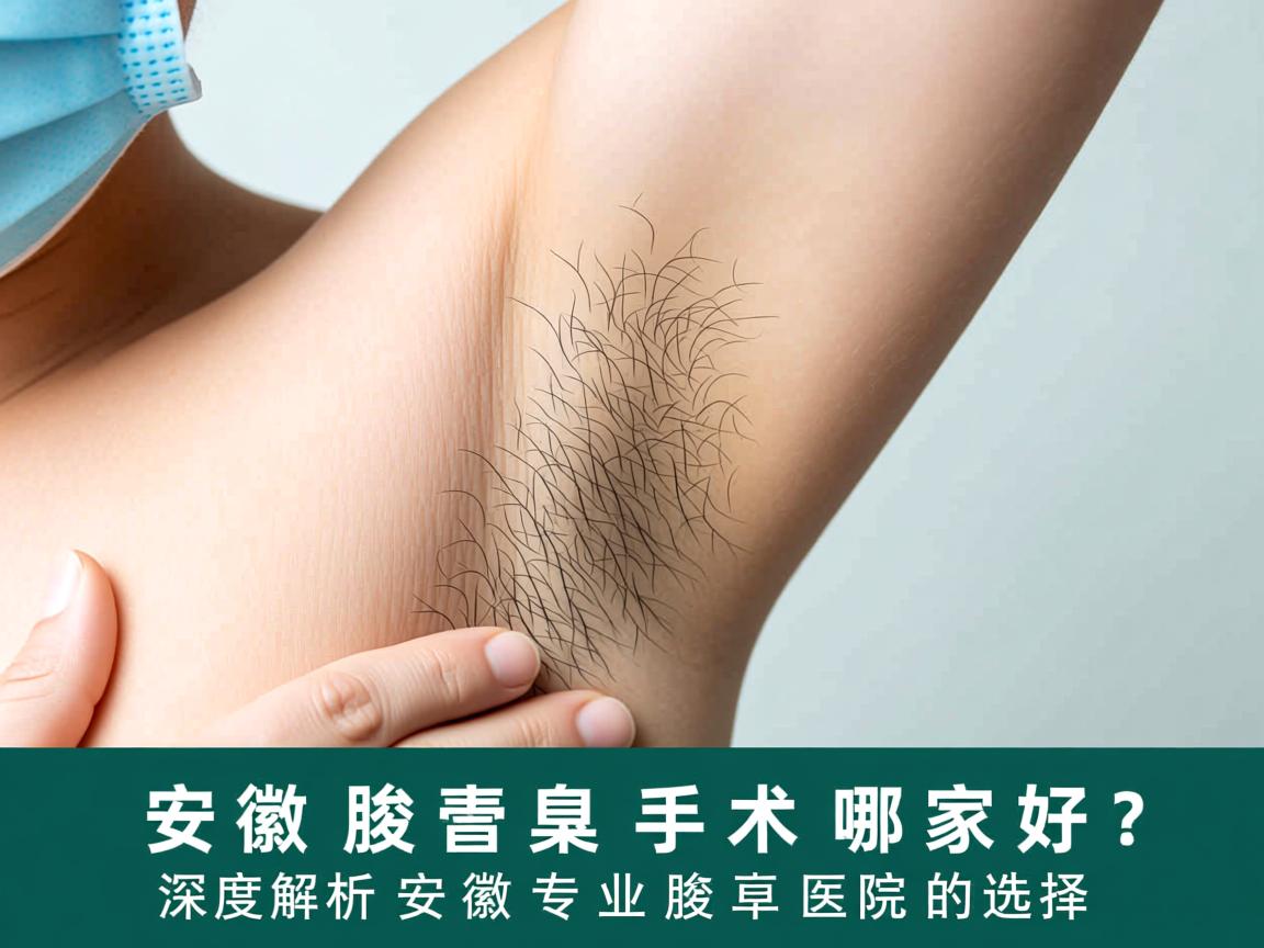 安徽腋臭手术哪家好？深度解析安徽专业腋臭医院的选择