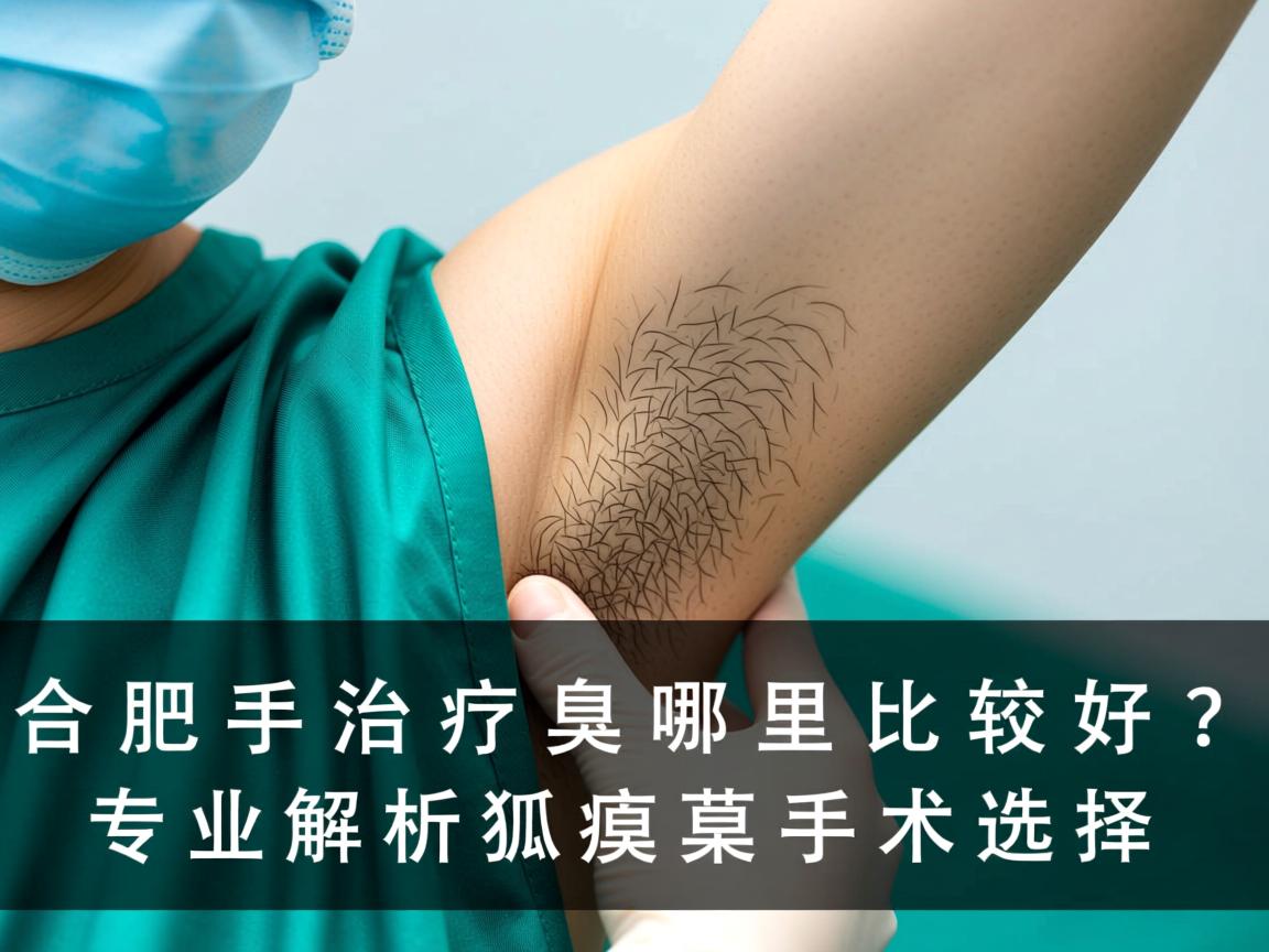合肥手术治疗狐臭哪里比较好？专业解析狐臭手术选择