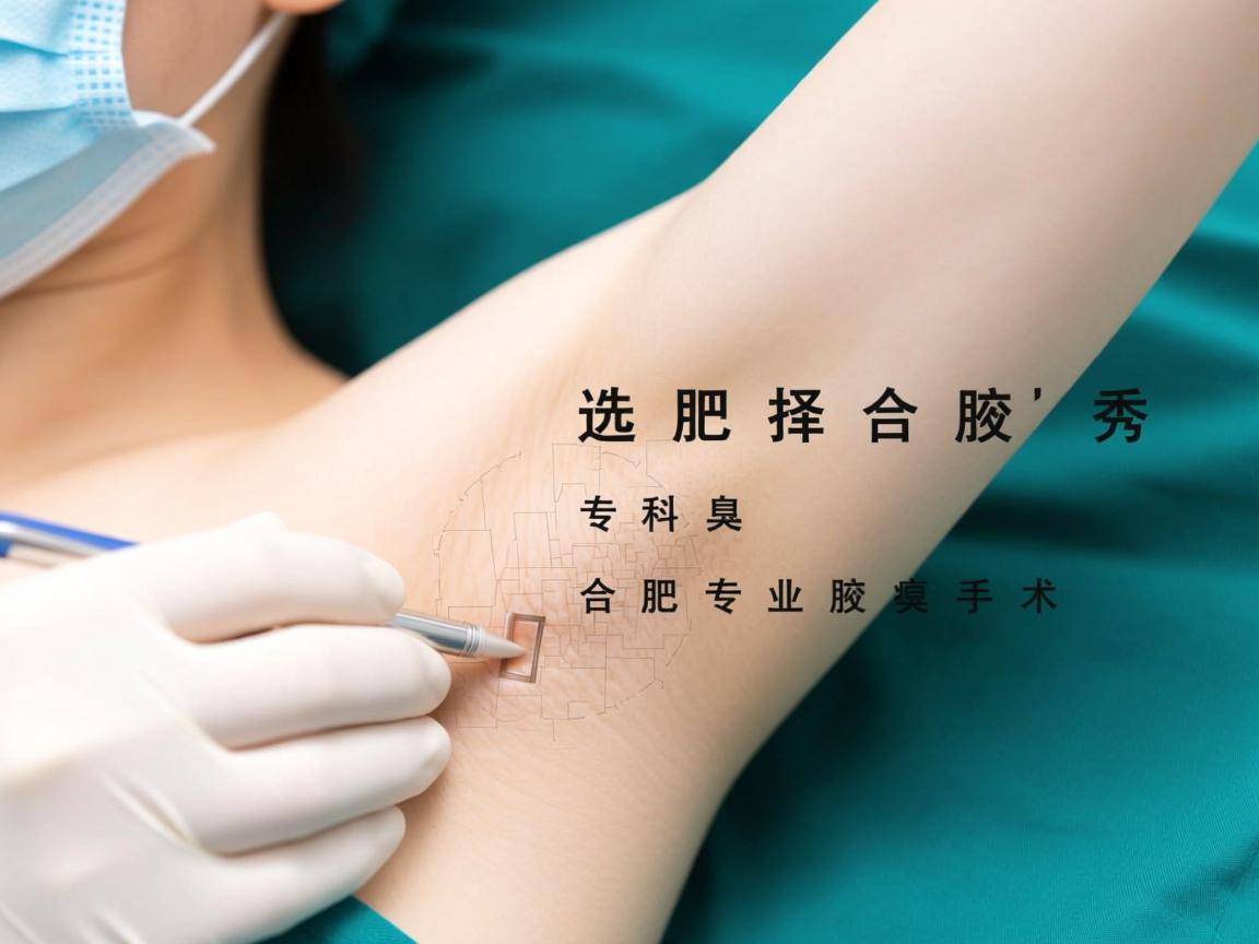 选择合肥腋秀腋臭专科医院，解析合肥专业腋臭手术的要点