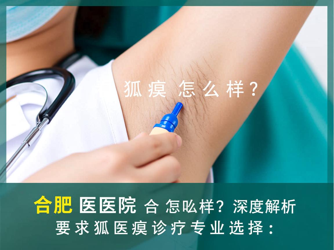 合肥医院看狐臭怎么样?深度解析合肥狐臭诊疗专业选择 合肥医院看狐臭怎么样?深度解析合肥狐臭诊疗专业选择