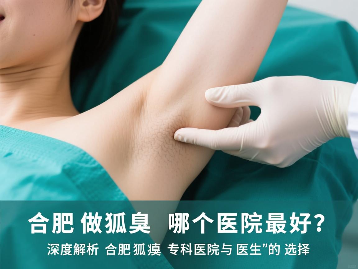 合肥做狐臭哪个医院最好？深度解析合肥狐臭专科医院与医生的选择