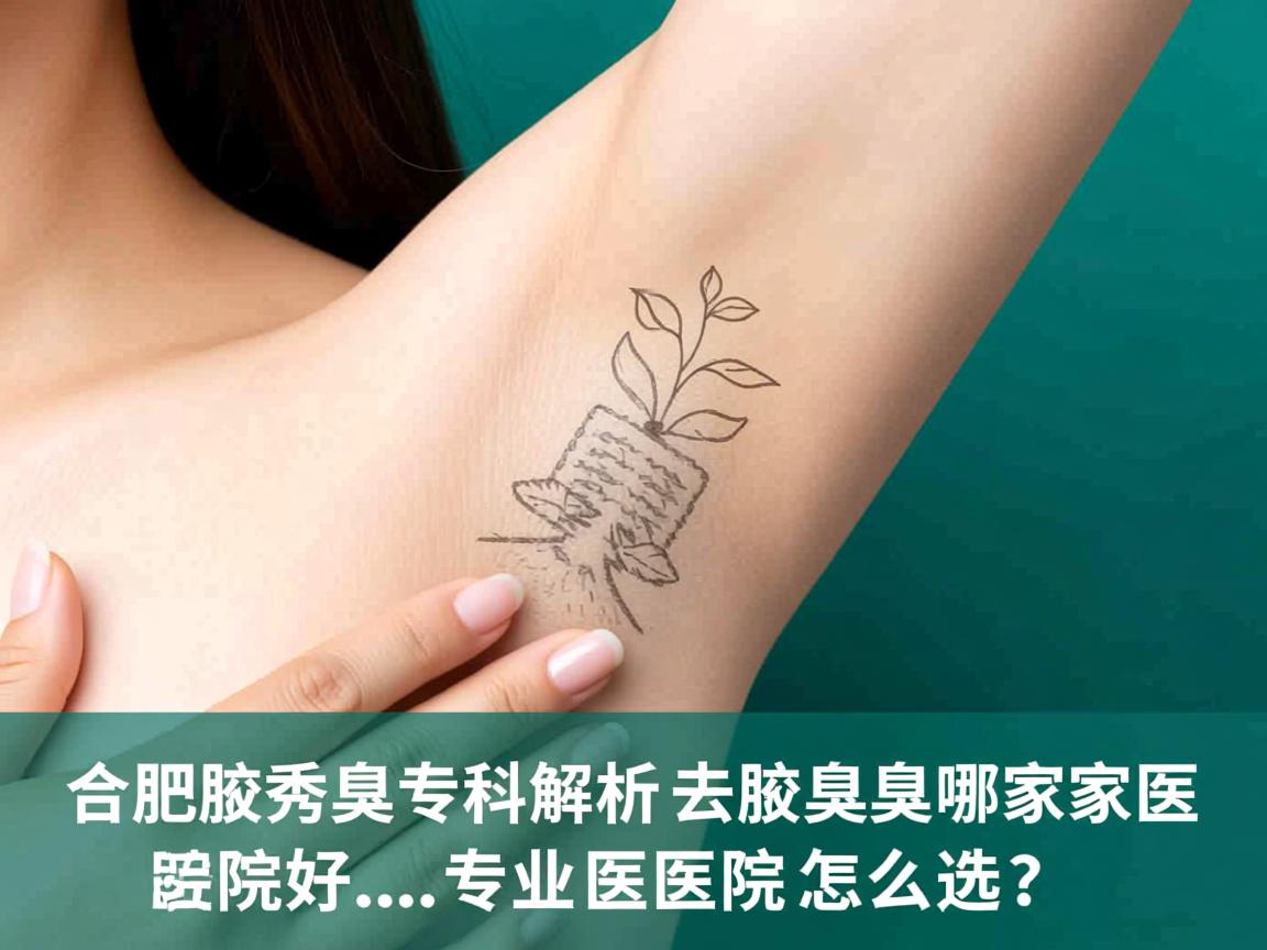 合肥腋秀腋臭专科解析，去腋臭哪家医院好，专业医院怎么选？