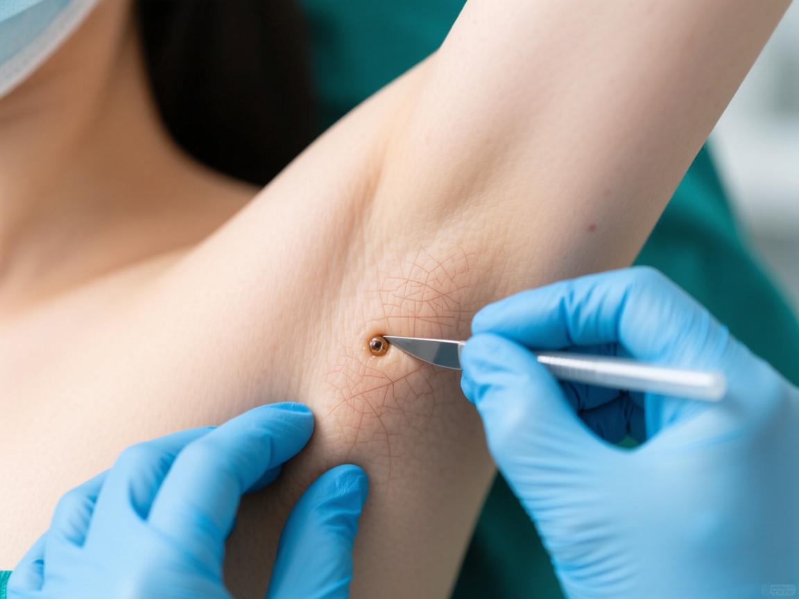 腋臭小切口治疗，小切口根治腋臭，真的能永久根除吗？