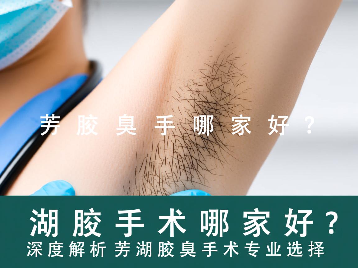 芜湖腋臭手术哪家好？深度解析芜湖腋臭手术的专业选择
