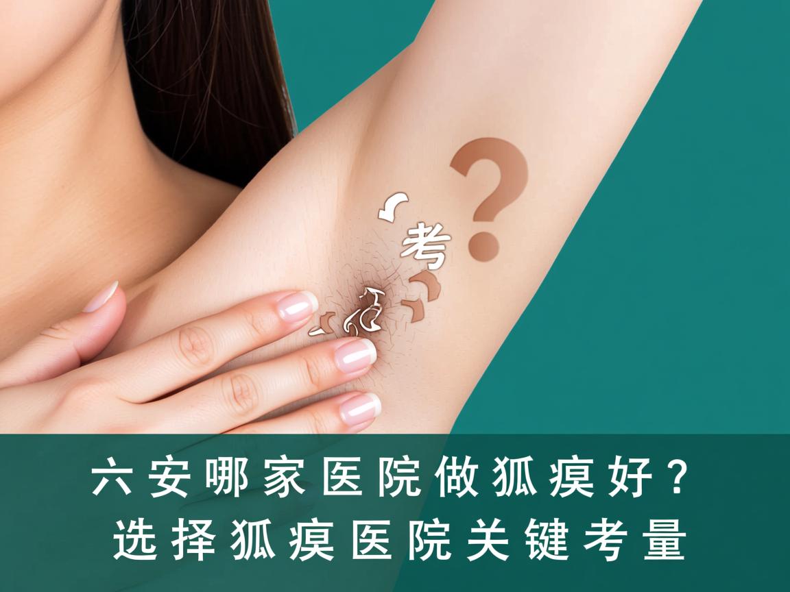 六安哪家医院做狐臭好？选择狐臭医院的关键考量