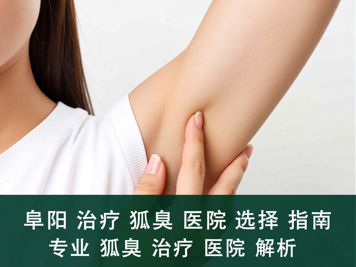 阜阳治疗狐臭医院选择指南，专业狐臭治疗医院解析