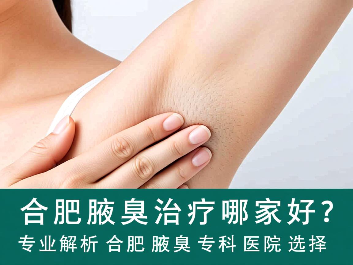 合肥腋臭治疗哪家好？专业解析合肥腋臭专科医院选择