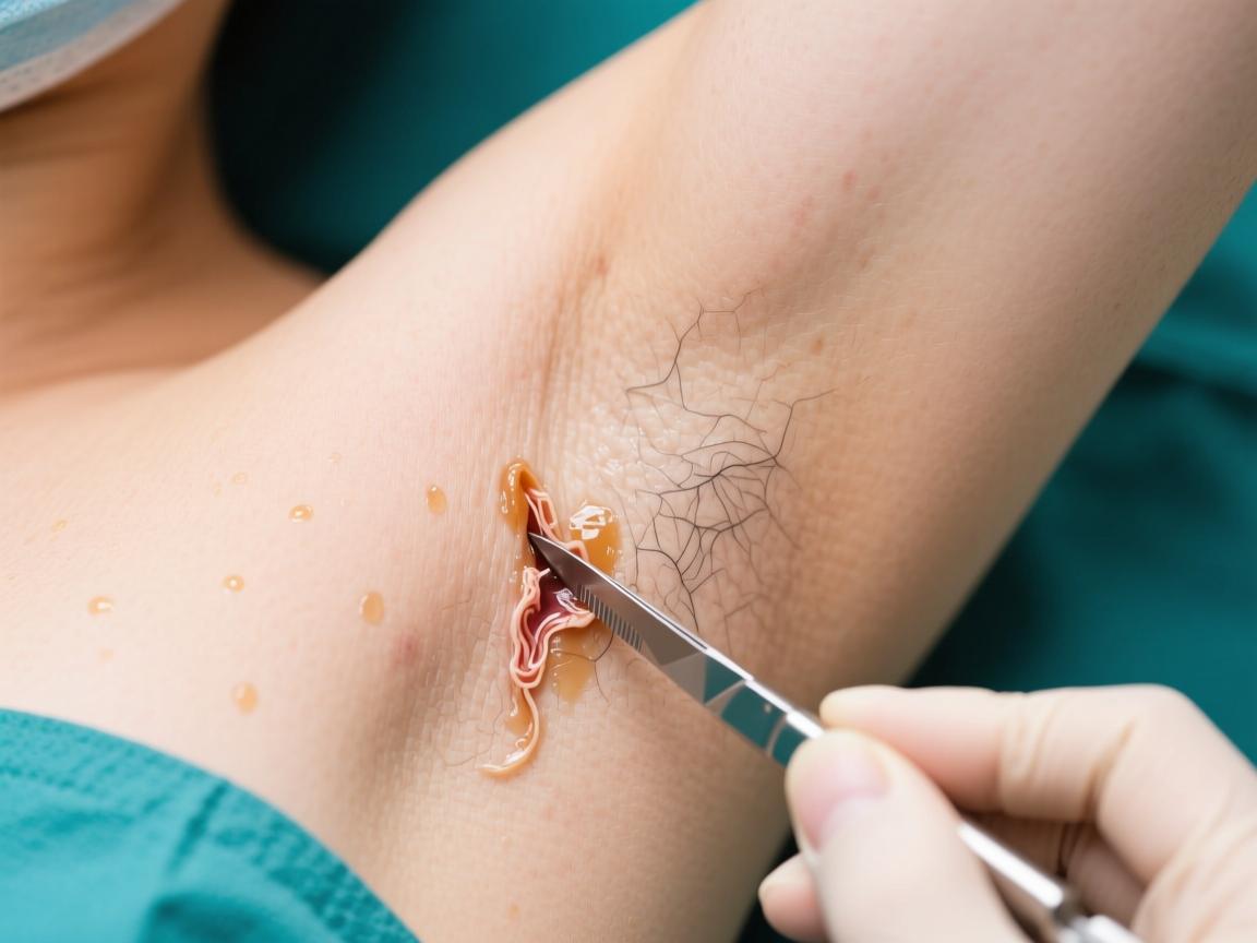 小切口潜行汗腺清除术,详解腋臭根治的潜行清除术 小切口潜行汗腺清除术,详解腋臭根治的潜行清除术