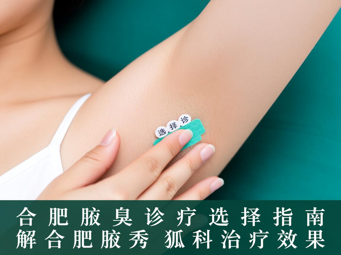 合肥腋臭诊疗选择指南，解析合肥腋秀专科的狐臭治疗效果