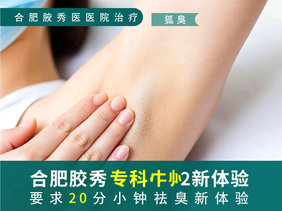 合肥腋秀医院治疗狐臭 合肥腋秀专科20分钟祛臭新体验 合肥腋秀医院治疗狐臭 合肥腋秀专科20分钟祛臭新体验