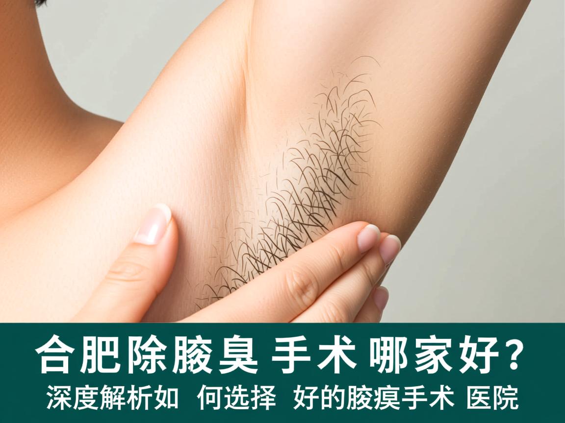 合肥除腋臭手术哪家好？深度解析如何选择好的腋臭手术医院
