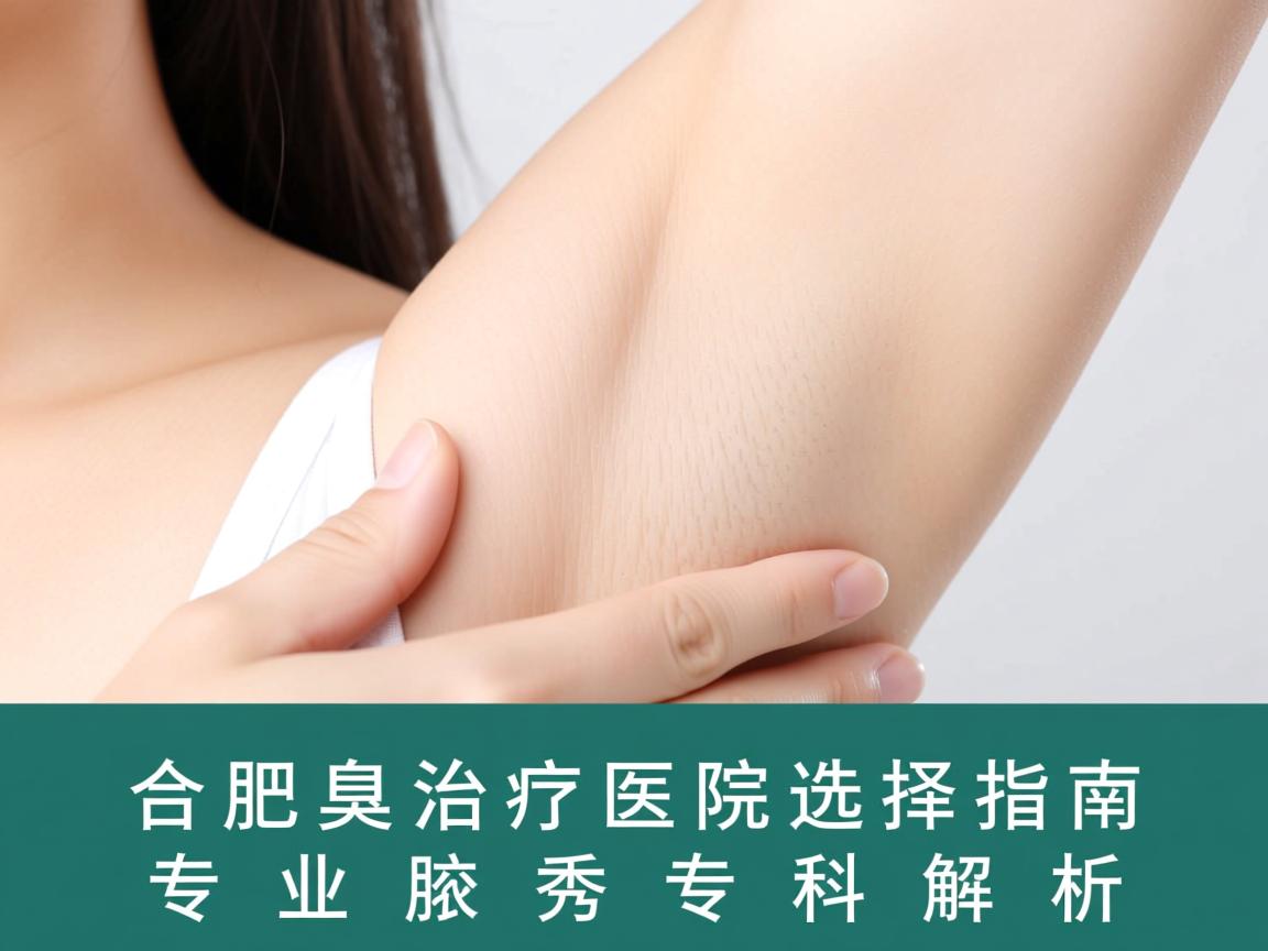 合肥腋臭治疗医院选择指南，专业腋秀专科解析