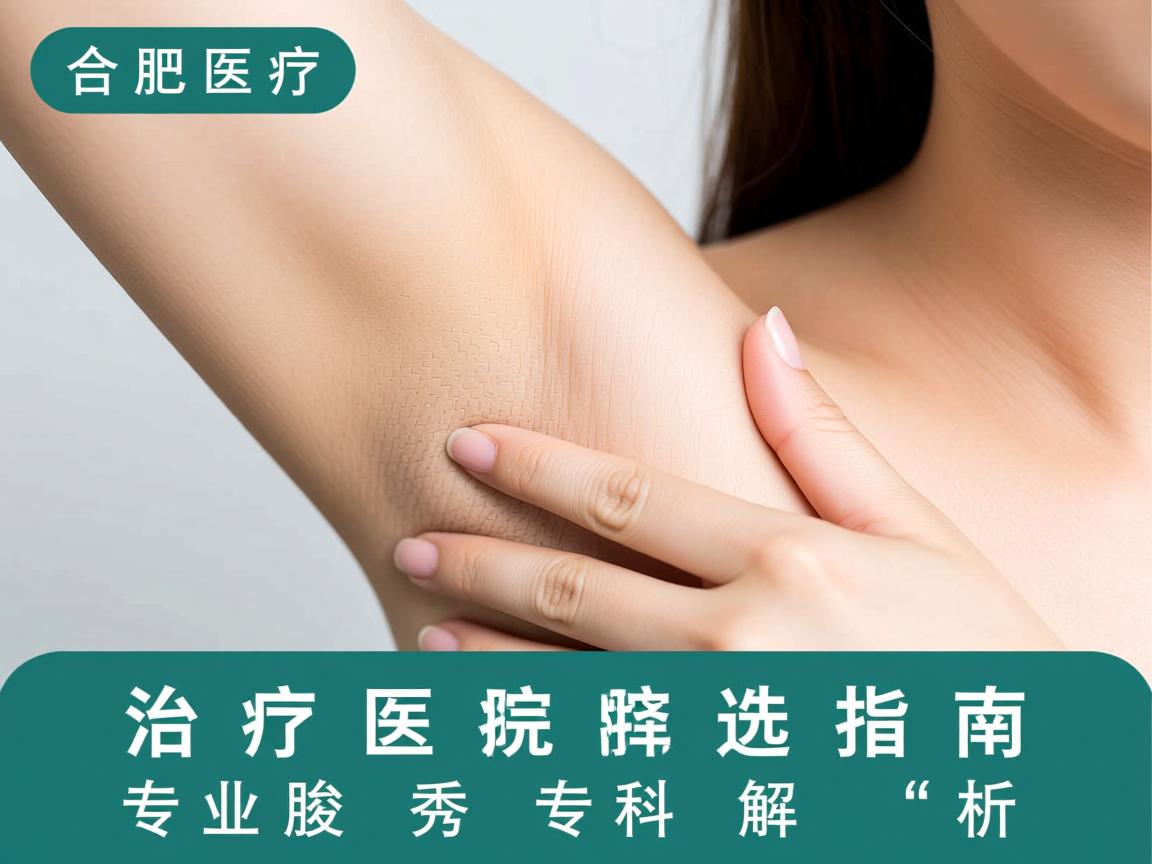 合肥腋臭治疗医院选择指南，专业腋秀专科解析