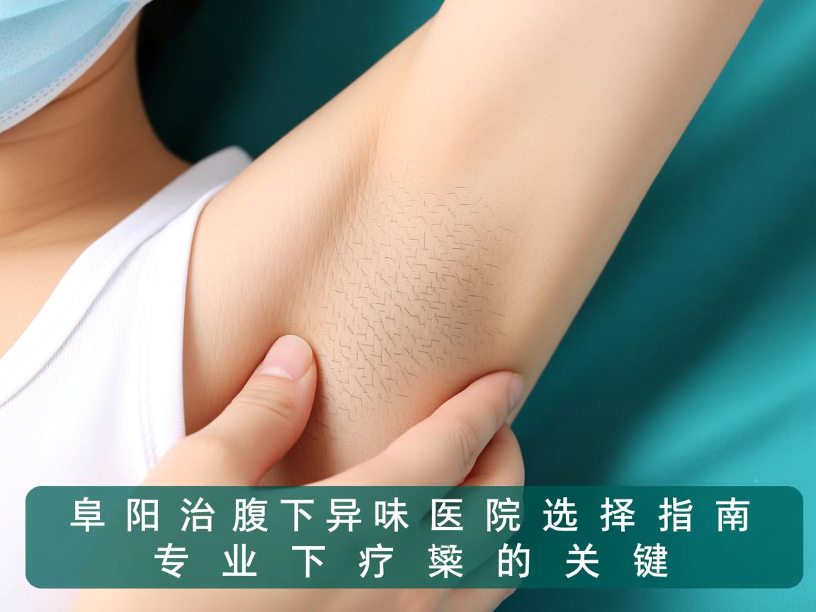 阜阳治疗腋下异味医院选择指南,专业诊疗腋下异味的关键 阜阳治疗腋下异味医院选择指南,专业诊疗腋下异味的关键