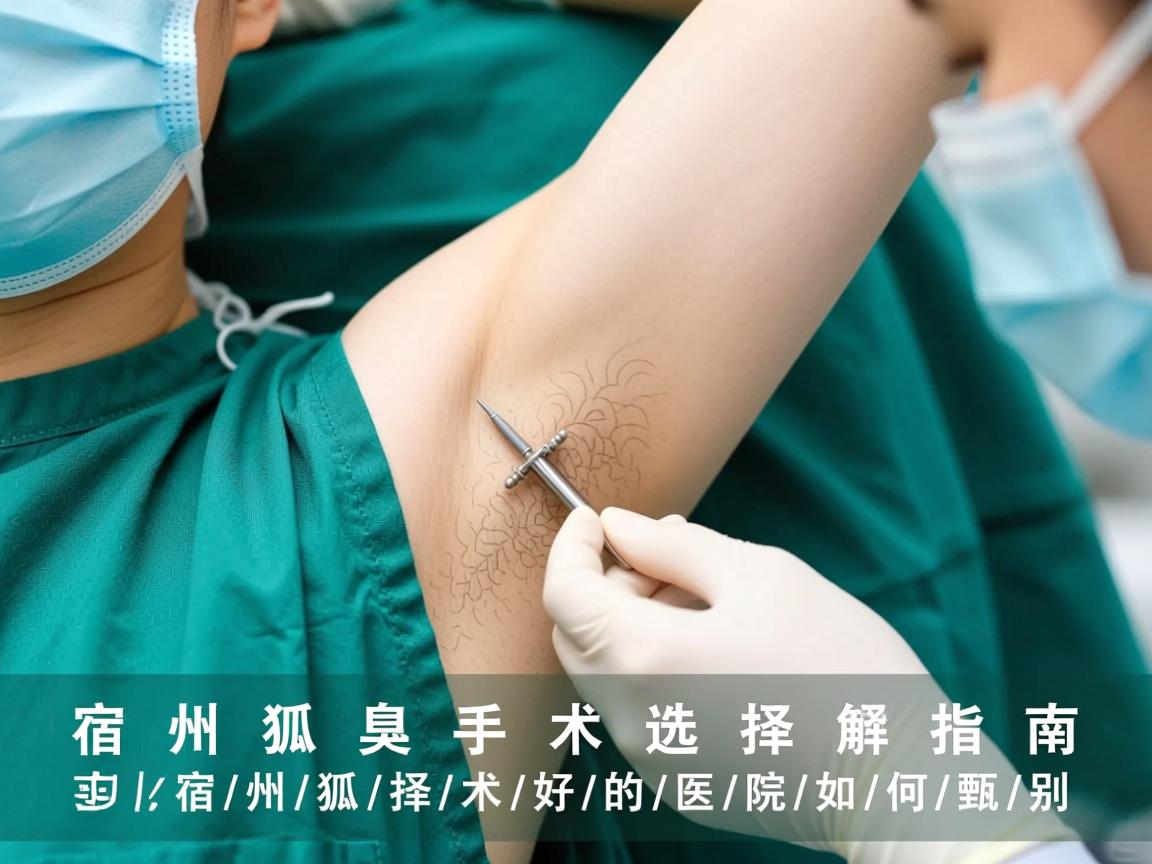 宿州狐臭手术选择指南,详解宿州狐臭术好的医院如何甄别 宿州狐臭手术选择指南,详解宿州狐臭术好的医院如何甄别